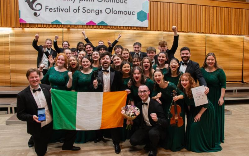 Kildare choir takes historic win at Festival of Songs in Czechia
