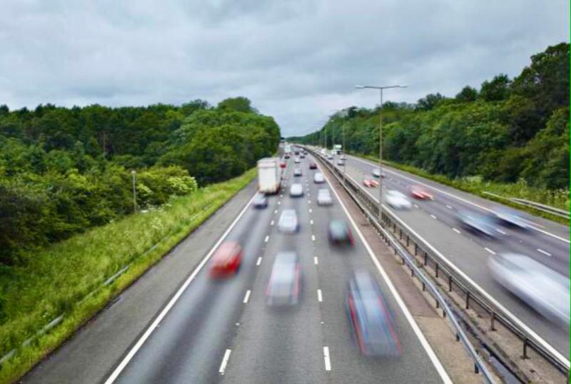 M7 motorway in Kildare 