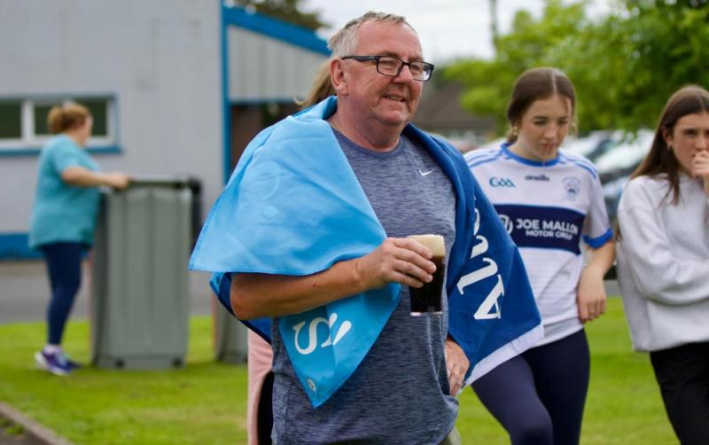 Allenwood man raises over €2,500 with marathon around club grounds