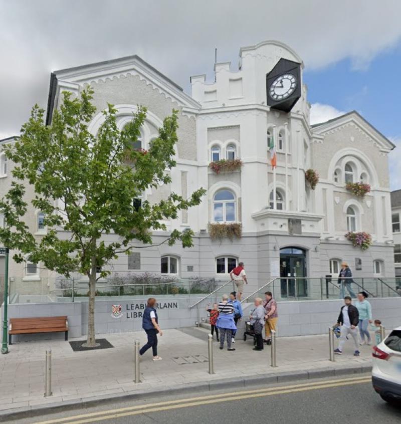 NOTICE: Maintenance works to front entrance of this Kildare library