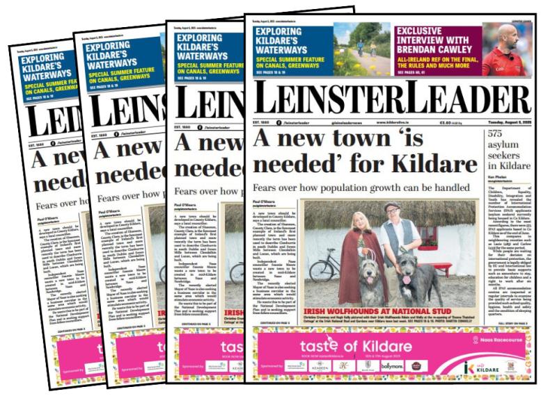 This week's Leinster Leader is out now across Kildare! 