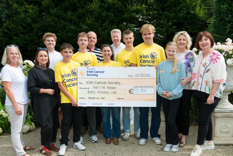 Four Kildare students raise over €35k for Irish Cancer Society 