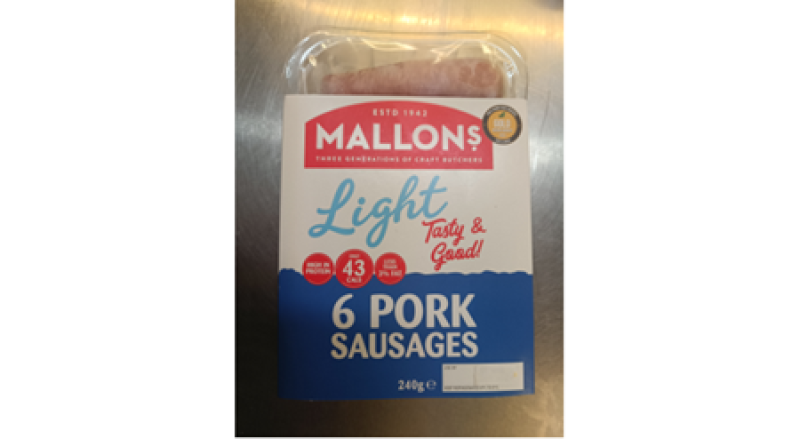 WARNING: Popular brand of sausages recalled in Kildare due to presence of Salmonella 