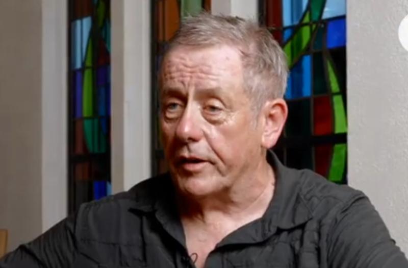 Luka Bloom pictured in the video testimonial