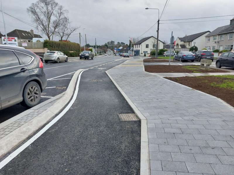 Newly built footpath kerbs 'need to be safer' in this Kildare town