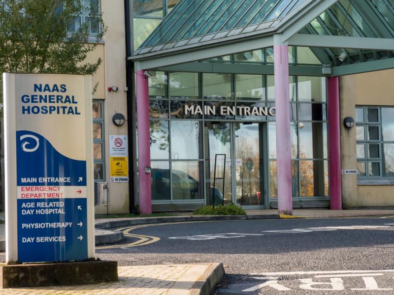Six people on trolleys today at Kildare's main hospital today