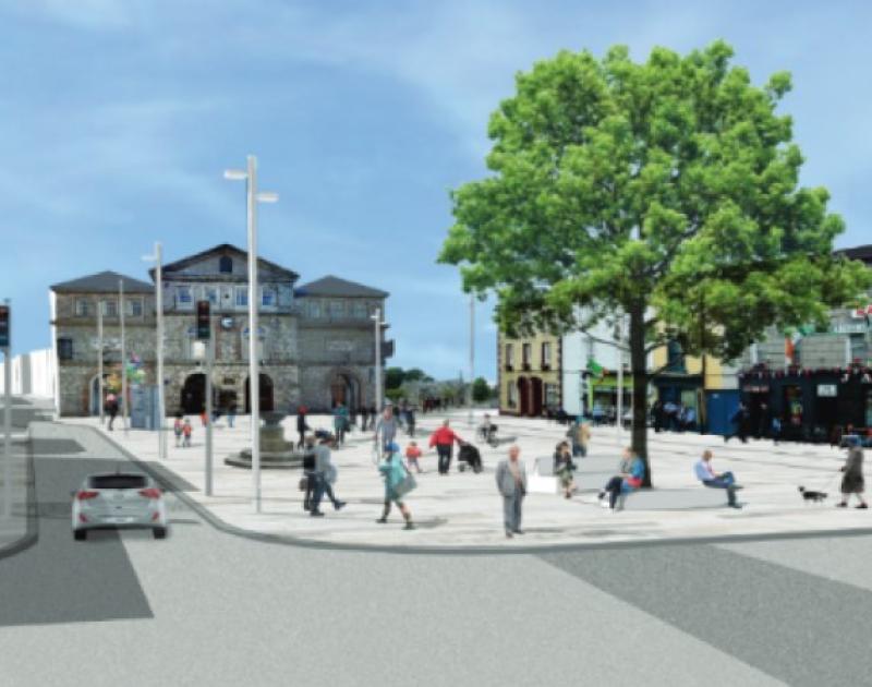 New-look square in Kildare opened today after transformation 