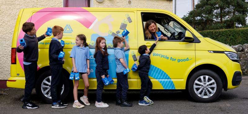 In total, students in Ireland recycled the equivalent of 1.5 million AA batteries last school year - the weight of close to four school buses.
