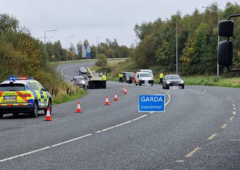 Kildare gardai carry out multi-agency checkpoints on R445 and R148