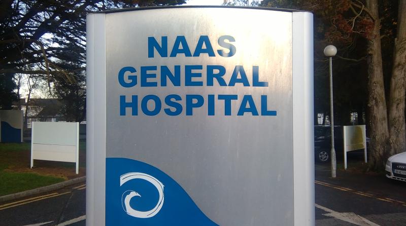 A dozen people on trolleys at Kildare's main hospital today