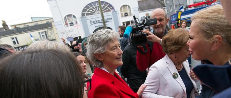 GALLERY: Presidential candidate Catherine Connolly visits Naas, Kildare
