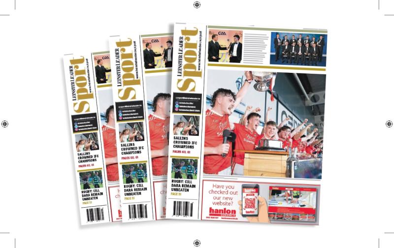 In this week's Leinster Leader Sport