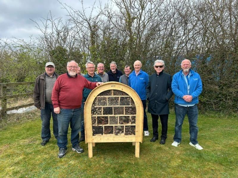 Men's Shed and Kildare retail park join forces to protect wildlife