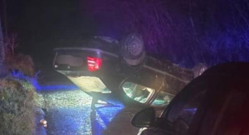 Kildare Garda&iacute; in Prosperous arrested a driver recently after the vehicle failed to stop when signalled and later crashed nearby.