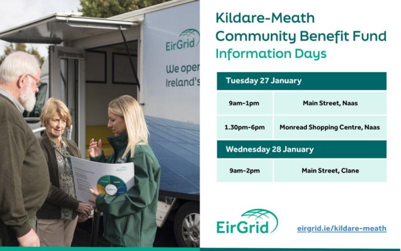 EirGrid in Kildare with Community Benefit Fund information days