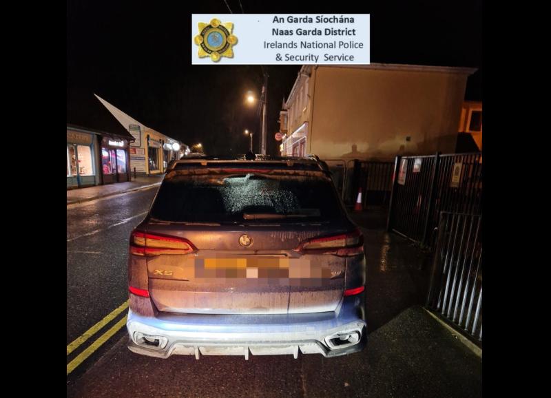 Vehicle parked on footpath blocks wheelchair users in Kildare