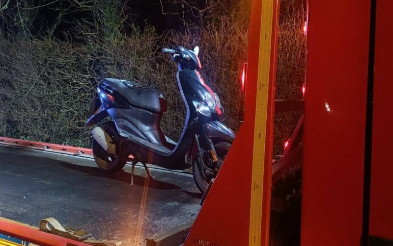 Court appearance for Kildare moped rider who had no lights on and was wearing dark clothing