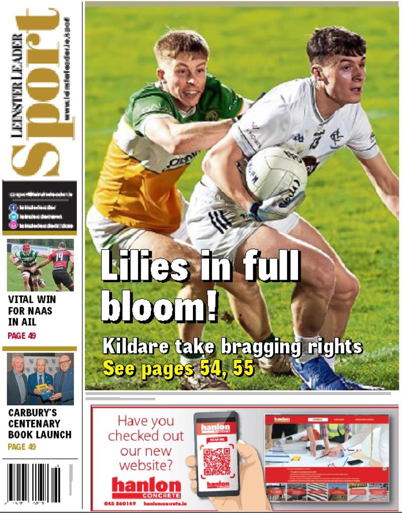 In t his week's Leinster Leader sport