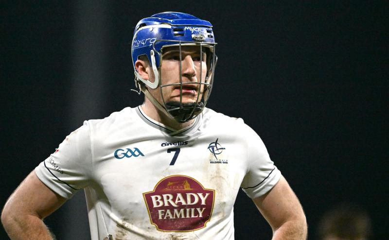 Kildare hurlers in action v Dublin