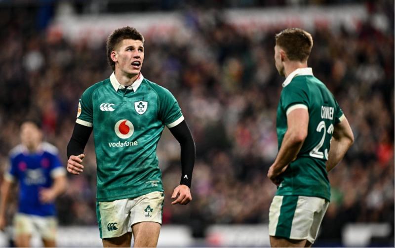 Sam Prendergast out of matchday squad with Beirne, Osborne and Loughman to start against England 