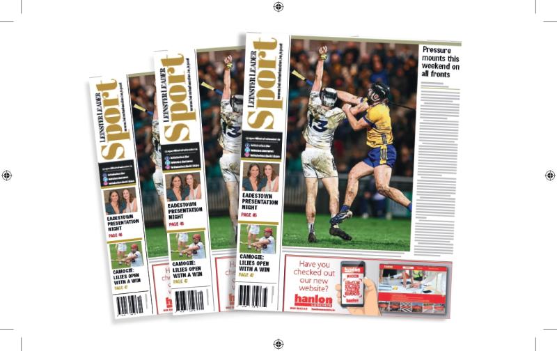 In this week's Leinster Leader Sport