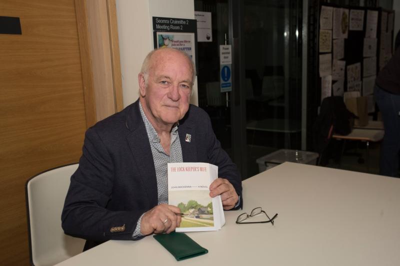 GALLERY: Kildare author John MacKenna launches latest book, The Lock Keeper's Wife in Athy 