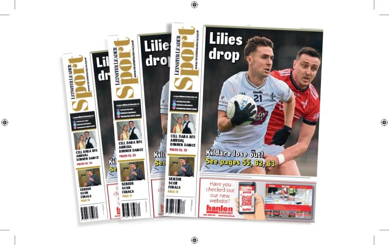 In this week's Leinster Leader Sport