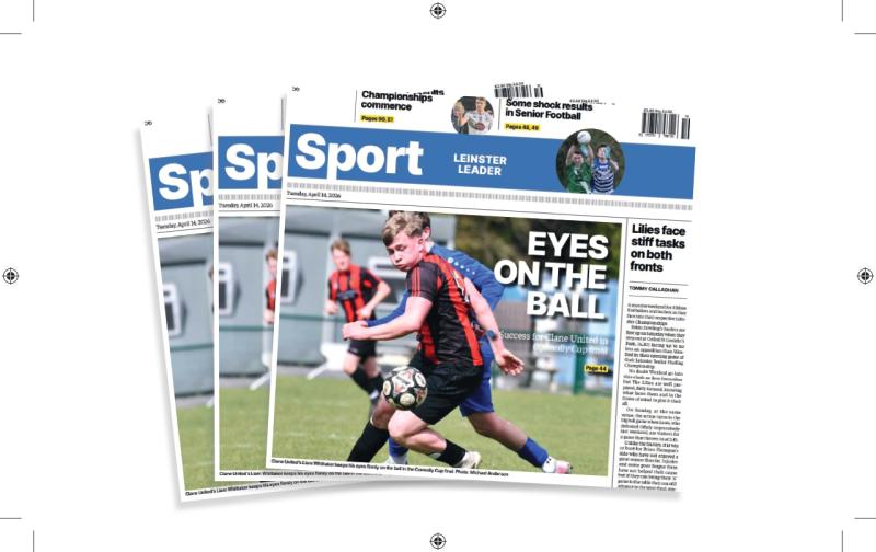 In this week's Leinster Leader Sport