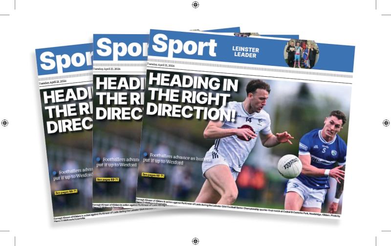 In this week's Leinster Leader sport