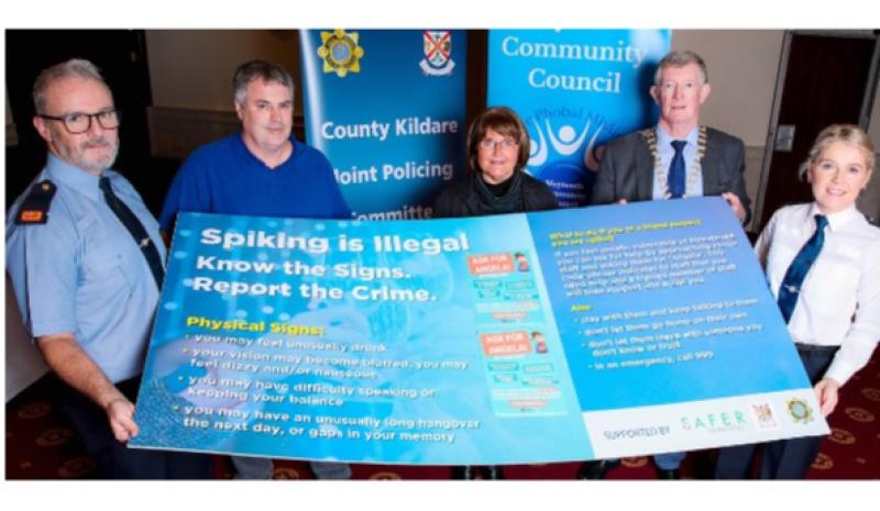 Drink-spiking awareness campaign for Kildare 