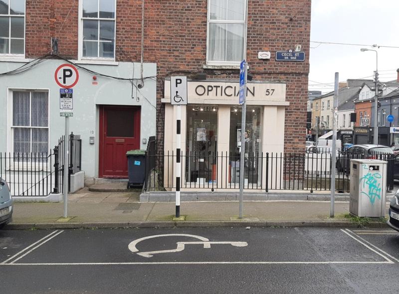 Design of disabled driver parking bay in Limerick widely criticised 