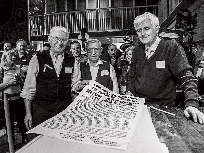 Naas printer Billy Ryan remembered for his work on &lsquo;2016 Proclamation&rsquo;