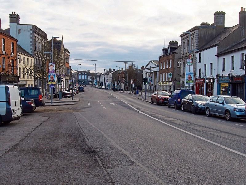 Traffic bedlam in Naas