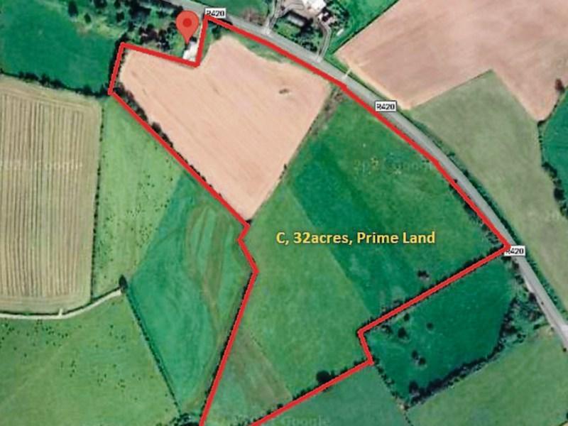 Property Watch: Thirty-two acres of land at edge of Geashill village up for auction