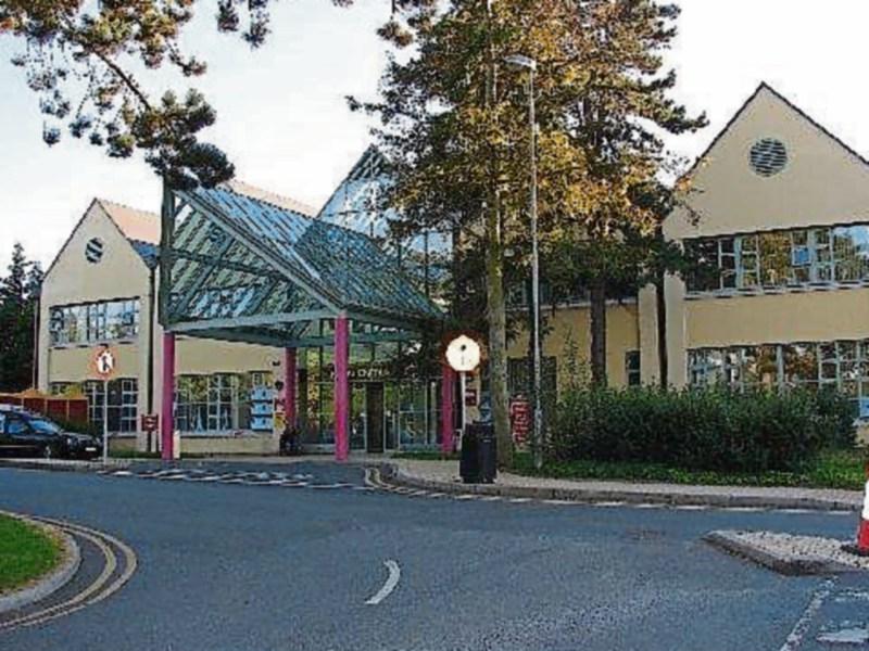 Five patients on trolleys at Naas Hospital today