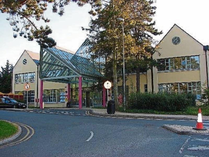 Overcrowding at Naas Hospital today