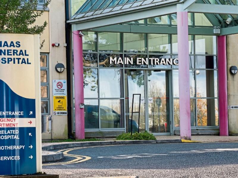 Eleven on trolleys at Naas Hospital this morning