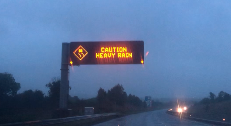 KILDARE: Downpours and floods forecast tonight for Kildare as Weather Warning issued 