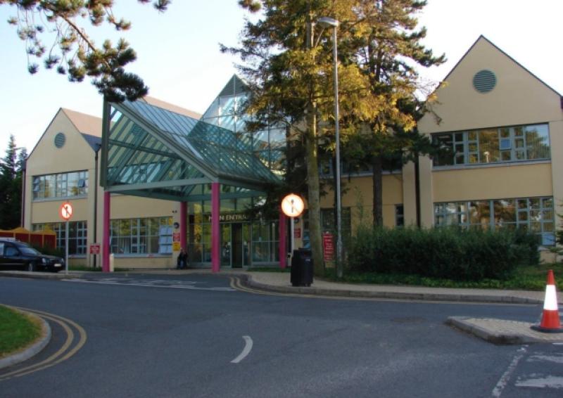 Three on trolleys at Naas Hospital