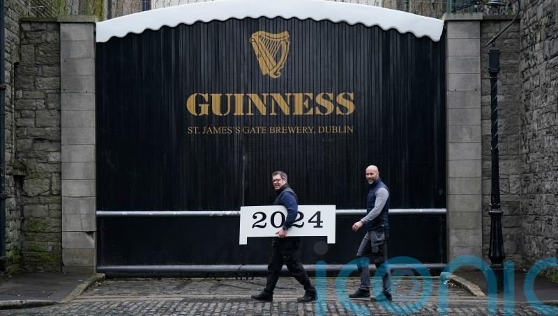 It&rsquo;s a privilege, say local duo who put new year on Dublin&rsquo;s St James&rsquo;s Gate
