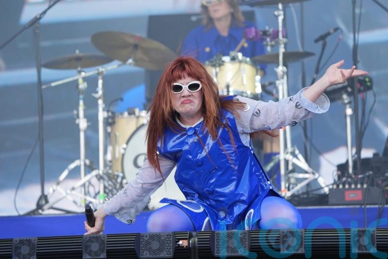 CMAT shouts ‘Free Palestine’ and wades into Glastonbury crowd during lively set
