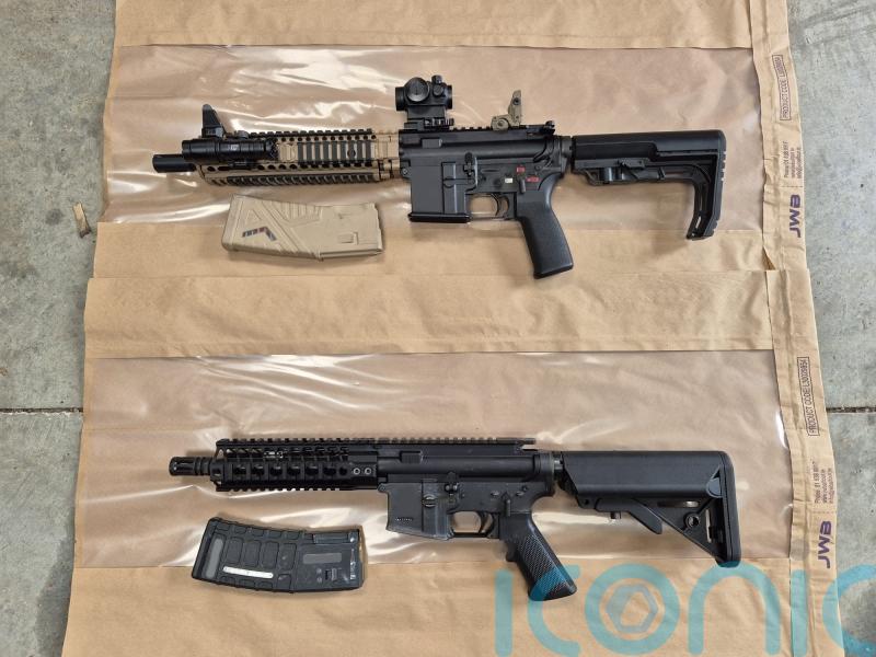 Man due in court over seizure of assault rifles and cannabis