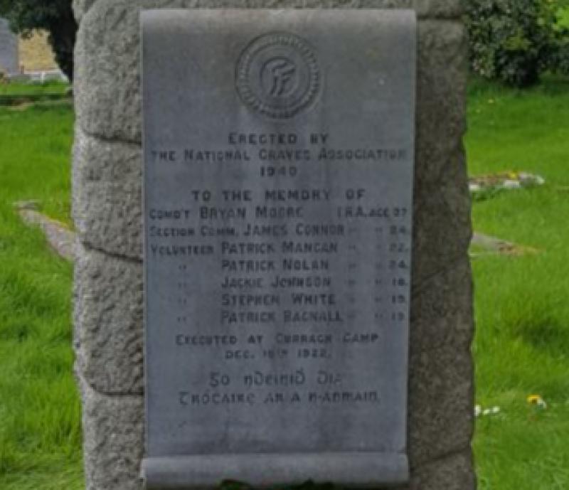 Proposed monument would mark 100-year-old  execution in Kildare