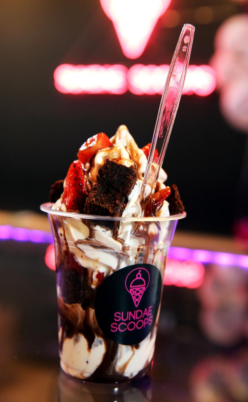 Sundae Scoops Icecream Parlor in Newbridge celebrate 1 year in