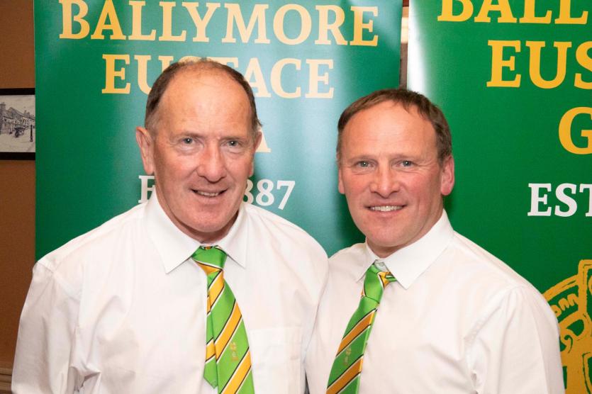 Sponsor Pat Murphy of BME GFC 1994 teams with his brother Paul, Captain BME A Intermediate team
