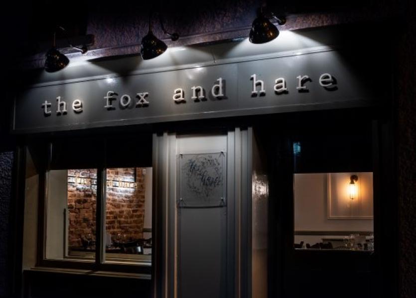 The Fox and Hare restaurant at Cooke's of Caragh, now offering a tapas menu on Thursdays