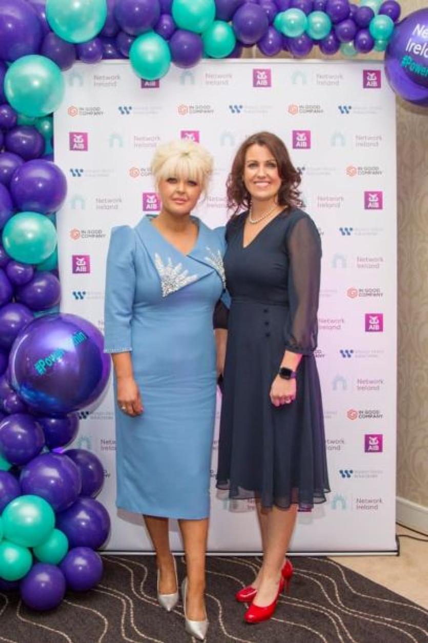 Anita Meenahan from Network Ireland Kildare branch and Louise McDonnell (Galway branch) who were  guest speakers at the event 