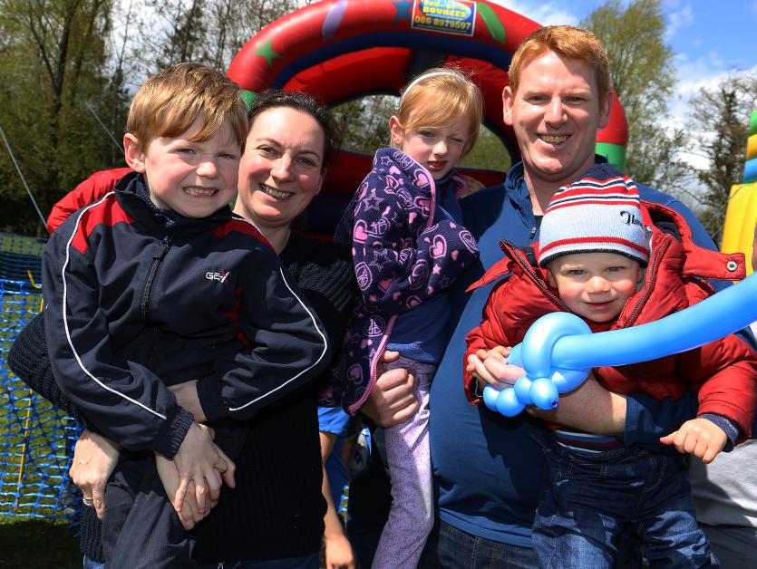 Jennifer, David, Olivia, Liam and Bill Clarken
