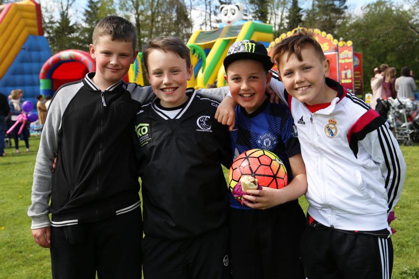 Nathan McFarland, Calum Doran, Alex Foy and Kevin Reilly