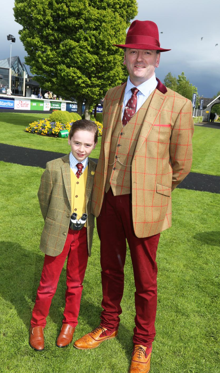 Winners of the Best Dressed Mens Section Raymond and Patrick Gilbyrne